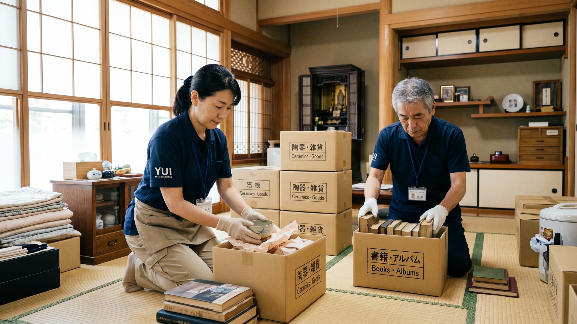 川越市の住宅で遺品整理・生前整理を実施した現場