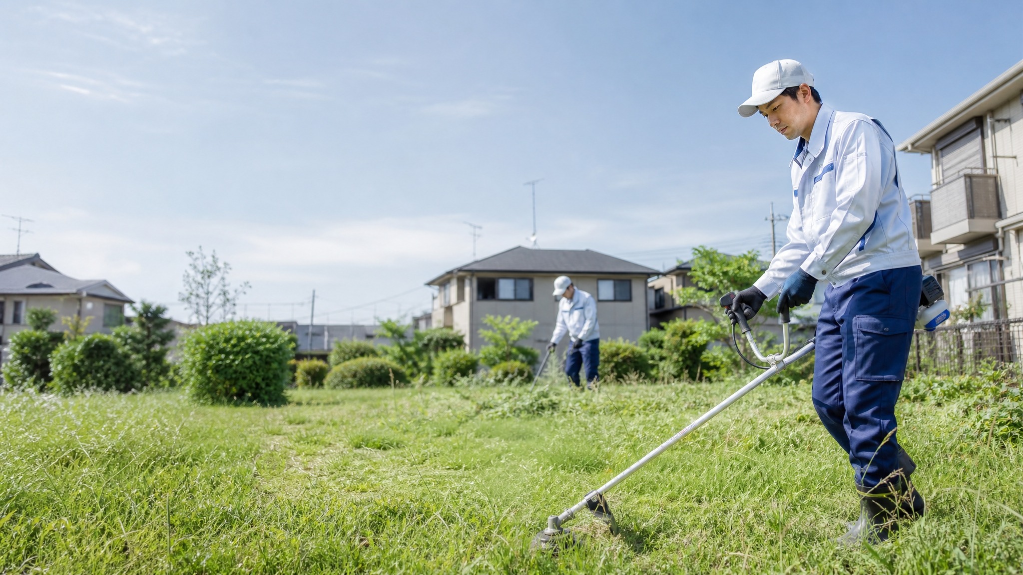 大阪府豊中市の草刈り・草むしり対応イメージ