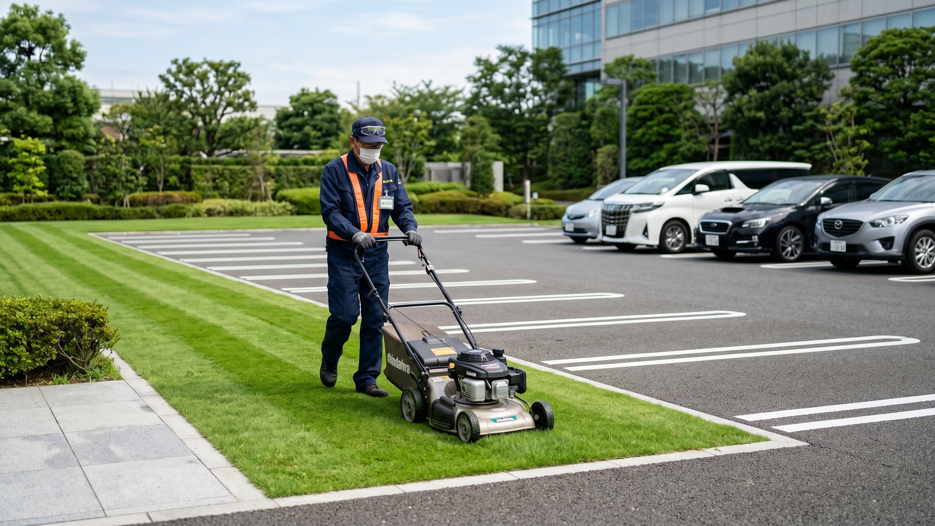 堺市周辺で対応した草刈り・草むしりの様子