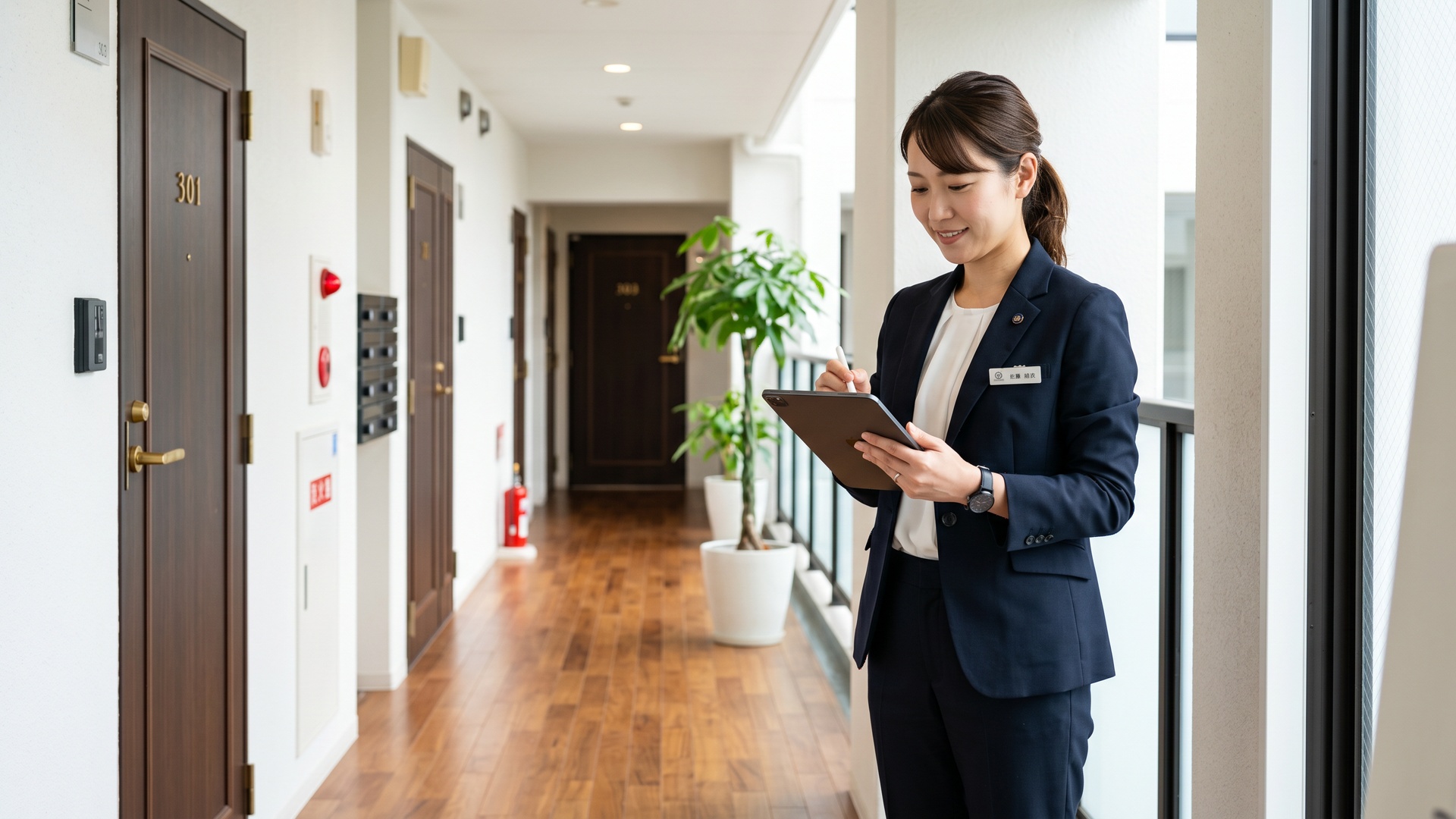 渋谷区周辺で対応した不動産管理サポートの様子