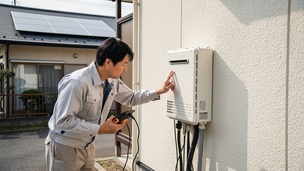 川越市の住宅で太陽光パネル清掃を実施した現場