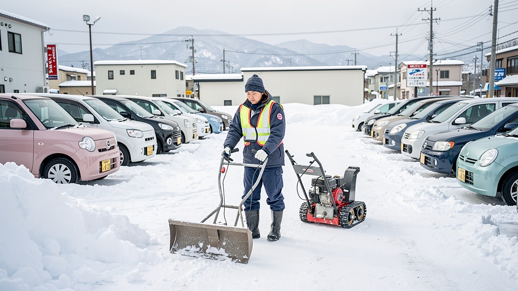 札幌市周辺で対応した雪かき・除雪の様子