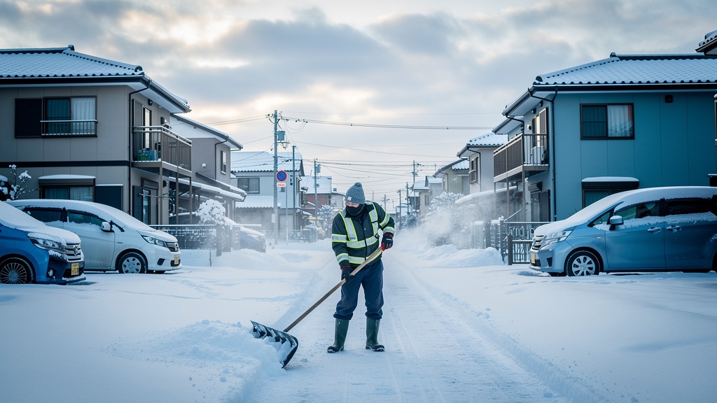 札幌市周辺で対応した雪かき・除雪の様子